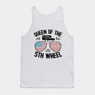 Queen Of The 5th Wheel Funny Camping Tank Top